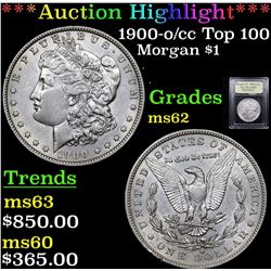 ***Auction Highlight*** 1900-o/cc Top 100 Morgan Dollar $1 Graded Select Unc By USCG (fc)