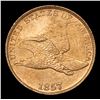 Image 2 : ***Auction Highlight*** 1857 Flying Eagle Cent 1c Graded Choice+ Unc By USCG (fc)