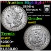 Image 1 : ***Auction Highlight*** 1896-o Morgan Dollar $1 Graded Select Unc By USCG (fc)