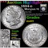 Image 1 : ***Auction Highlight*** 1894-o Morgan Dollar $1 Graded Select Unc By USCG (fc)