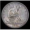 Image 2 : ***Auction Highlight*** 1861-o W0-1 Civil War Issue Seated Half Dollar 50c Graded Select Unc By USCG