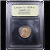 Image 4 : ***Auction Highlight*** 1924-d Lincoln Cent 1c Graded Select+ Unc RB By USCG (fc)