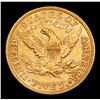 Image 3 : ***Auction Highlight*** 1885-p Gold Liberty Half Eagle $5 Graded Unc+ PL By USCG (fc)