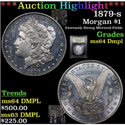 ***Auction Highlight*** 1879-s Morgan Dollar $1 Graded Choice Unc DMPL By USCG (fc)