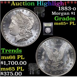***Auction Highlight*** 1883-o Morgan Dollar $1 Graded GEM+ PL By USCG (fc)