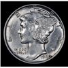Image 2 : 1940-p Mercury Dime 10c Grades Choice AU/BU Slider