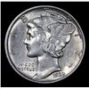 Image 2 : 1939-p Mercury Dime 10c Grades Choice AU/BU Slider