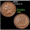 Image 1 : 1896 Indian Cent 1c Grades vf++