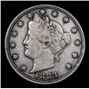 Image 2 : 1883 n/c Liberty Nickel 5c Grades vf++