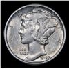 Image 2 : 1929-p Mercury Dime 10c Grades Choice AU