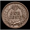 Image 3 : 1891 Indian Cent 1c Grades xf+
