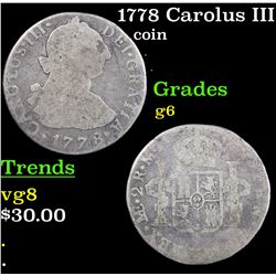 1778 Carolus III 2 Reales Grades g+
