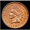 Image 2 : 1907 Indian Cent 1c Grades Select AU
