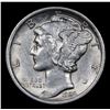 Image 2 : 1924-p Mercury Dime 10c Grades Choice AU