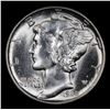 Image 2 : 1945-p Mercury Dime 10c Grades GEM+ Unc
