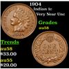Image 1 : 1904 Indian Cent 1c Grades Choice AU/BU Slider