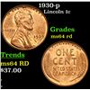 Image 1 : 1930-p Lincoln Cent 1c Grades Choice Unc RD