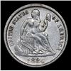 Image 2 : 1884-p Seated Liberty Dime 10c Grades xf