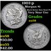 Image 1 : 1902-p Morgan Dollar $1 Grades Choice AU/BU Slider