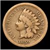 Image 2 : 1859 Indian Cent 1c Grades vf+
