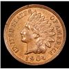 Image 2 : 1904 Indian Cent 1c Grades Select+ Unc BN