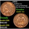 Image 1 : 1902 Indian Cent 1c Grades Select+ Unc BN
