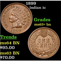 1899 Indian Cent 1c Grades Select+ Unc BN