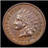 Image 2 : 1885 Indian Cent 1c Grades Choice AU