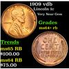 Image 1 : 1909 vdb Lincoln Cent 1c Grades Choice+ Unc RB