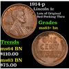 Image 1 : 1914-p Lincoln Cent 1c Grades Select+ Unc BN