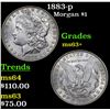 Image 1 : 1883-p Morgan Dollar $1 Grades Select+ Unc