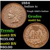 Image 1 : 1884 Indian Cent 1c Grades Select Unc BN