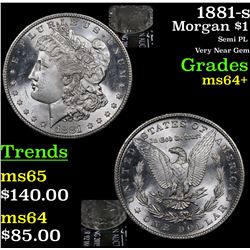 1881-s Morgan Dollar $1 Grades Choice+ Unc