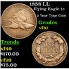 Image 1 : 1858 LL Flying Eagle Cent 1c Grades vf++