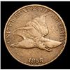 Image 2 : 1858 LL Flying Eagle Cent 1c Grades vf++