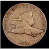 Image 2 : 1858 ll Flying Eagle Cent 1c Grades vf++