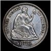 Image 2 : 1870-p Seated Liberty Half Dime 1/2 10c Grades Unc Details