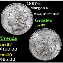 1897-s Morgan Dollar $1 Grades Select Unc