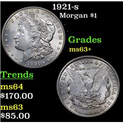 1921-s Morgan Dollar $1 Grades Select+ Unc