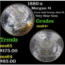 1880-s Morgan Dollar $1 Grades Choice+ Unc