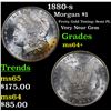 Image 1 : 1880-s Morgan Dollar $1 Grades Choice+ Unc