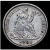 Image 2 : 1891-p F-113 Seated Liberty Dime 10c Grades Select AU