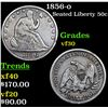 Image 1 : 1856-o Seated Half Dollar 50c Grades vf++