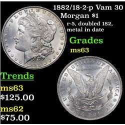 1882/18-2-p Vam 30 Morgan Dollar $1 Grades Select Unc