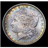Image 2 : 1896-p Rainbow Toned Morgan Dollar $1 Grades Select+ Unc