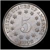 Image 3 : 1882 Shield Nickel 5c Grades Select Unc