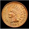 Image 2 : 1905 Indian Cent 1c Grades Choice+ Unc RB