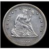 Image 2 : 1877-s Seated Liberty Quarter 25c Grades Choice AU
