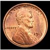 Image 2 : 1913-p Lincoln Cent 1c Grades Choice+ Unc RB