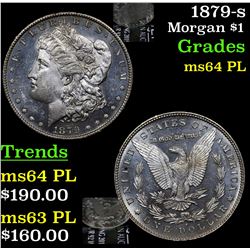 1879-s Morgan Dollar $1 Grades Choice Unc PL